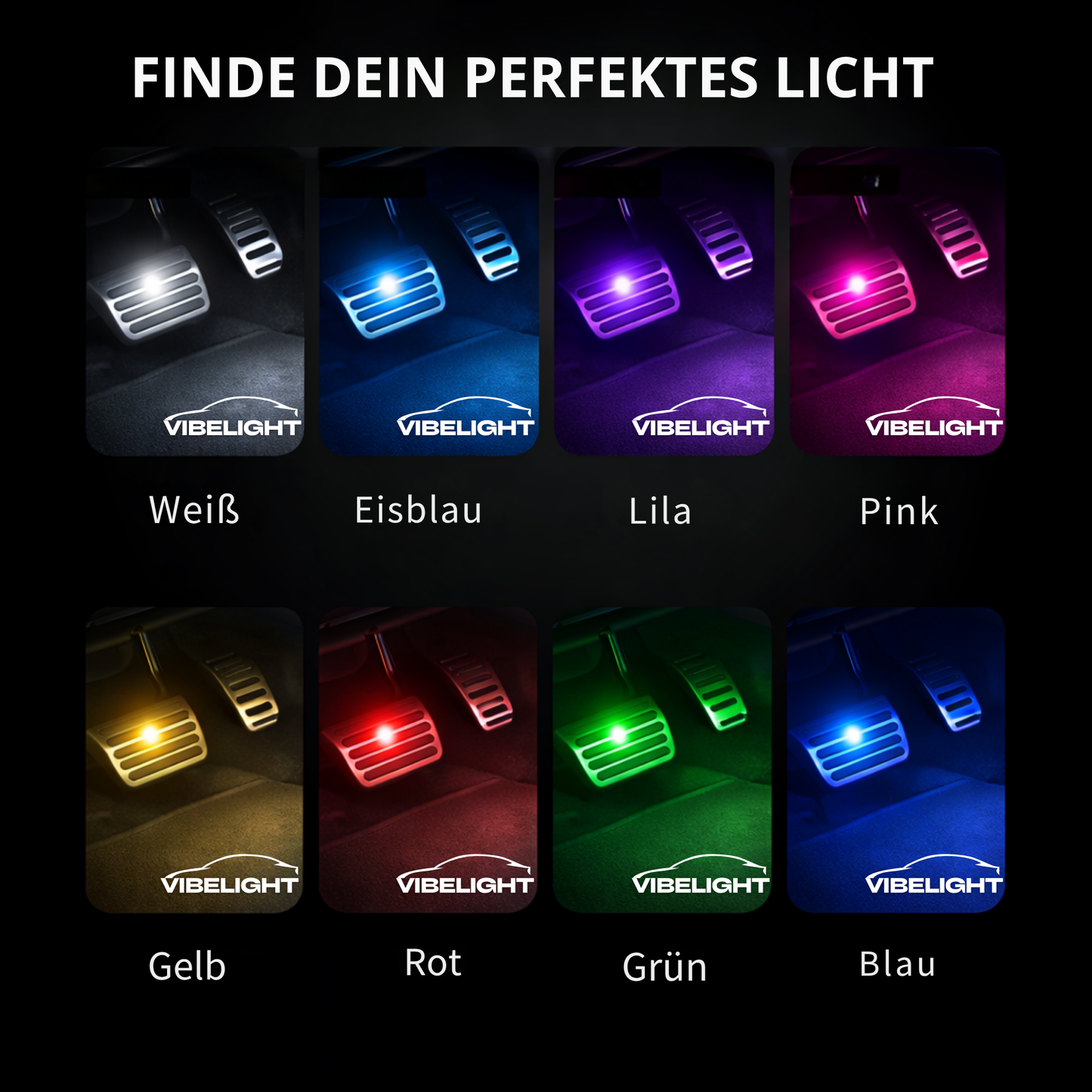Vibelight™ RGB   Ambientelicht fürs Auto